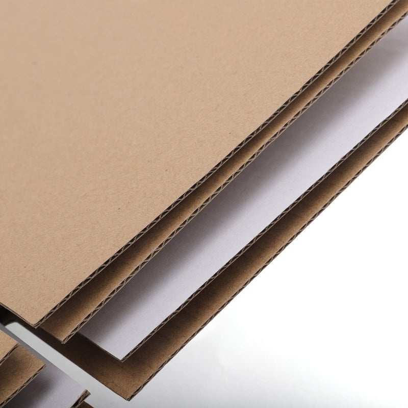 Eupako 4x4x4" Cardboard Box Mailers 25 Pack Brown Cube Corrugated Small Shipping Boxes for Mailing - Image 3